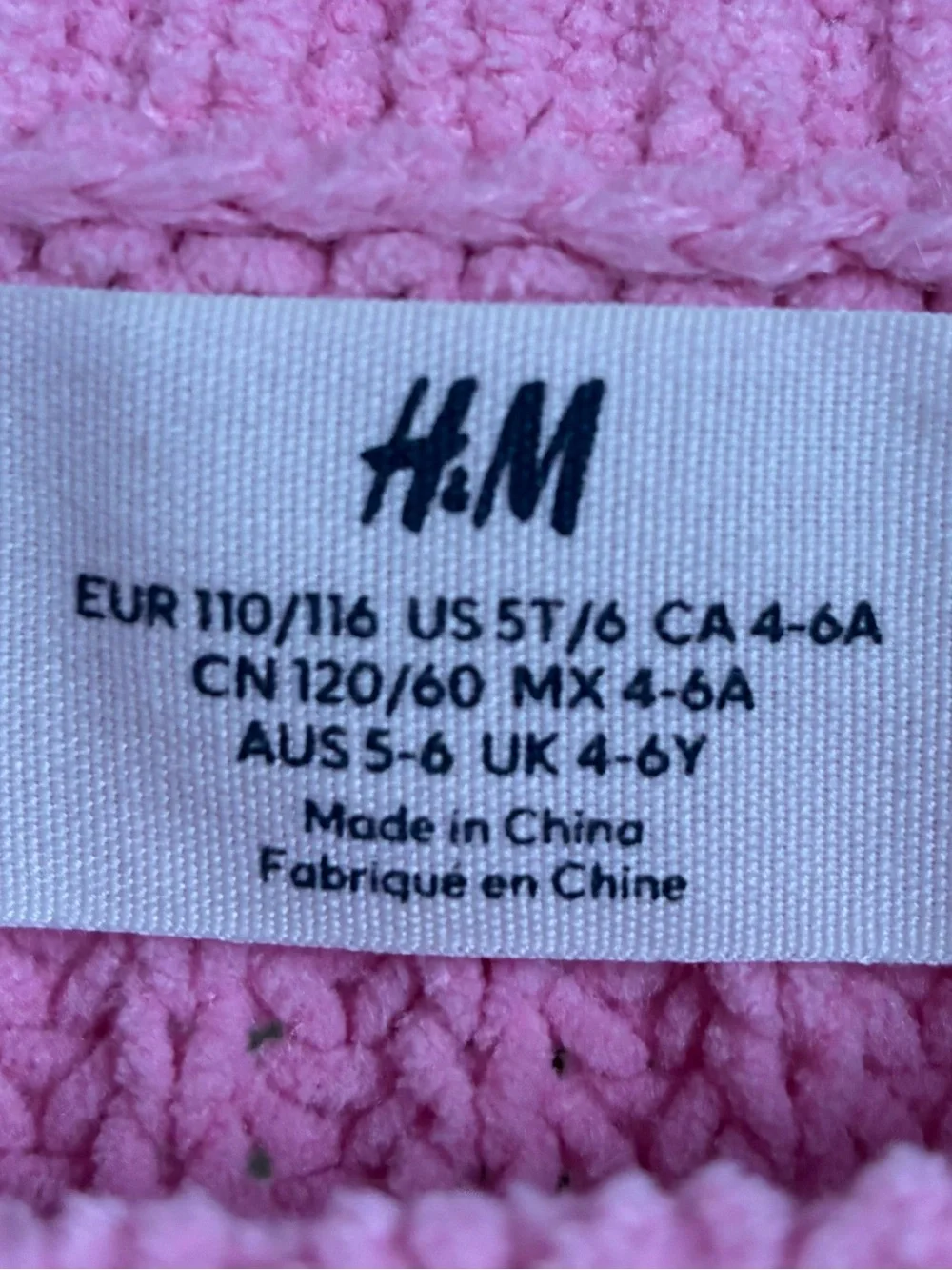 H&M chunky knit
